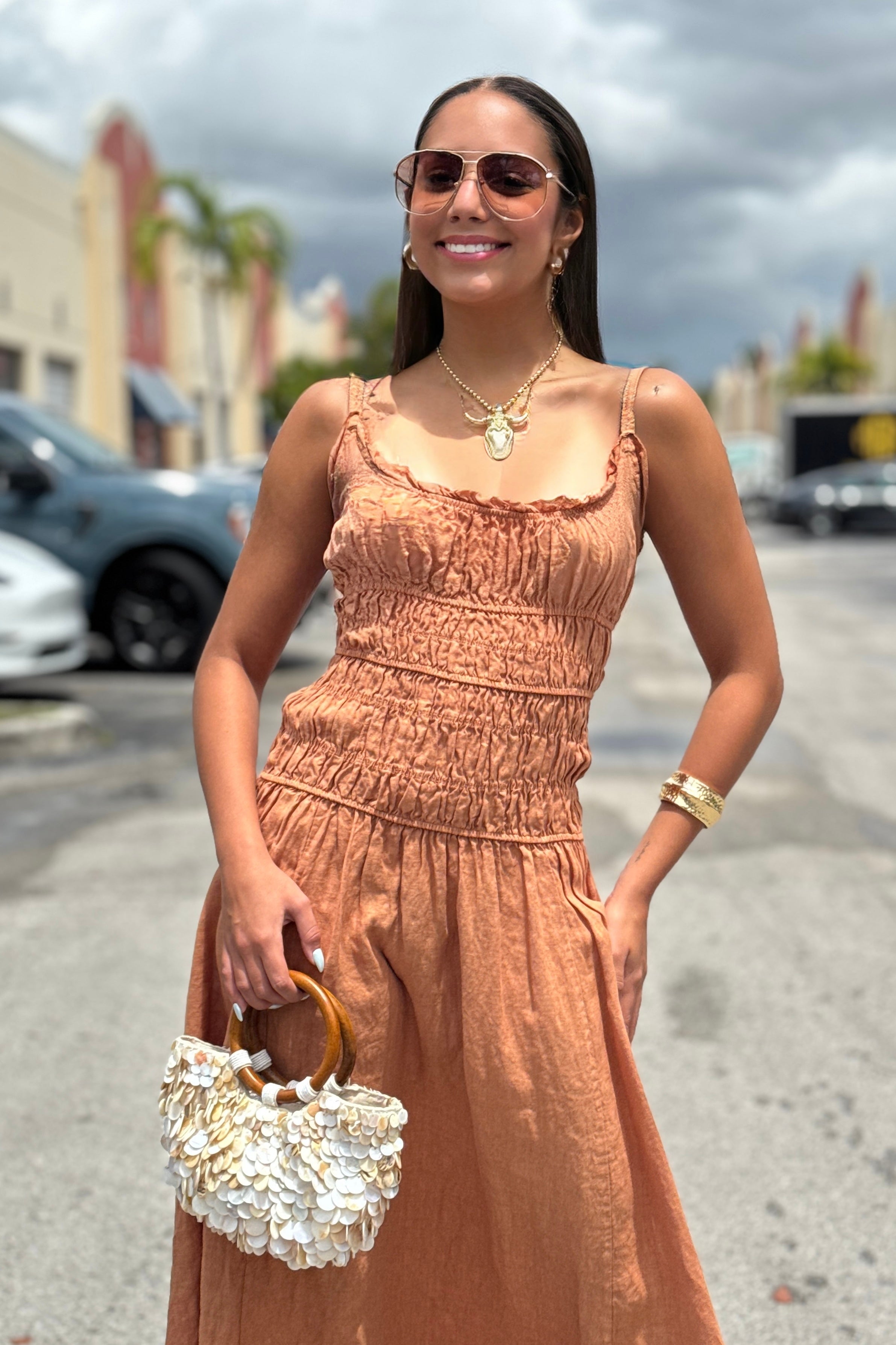 SAMANTHA LINEN DRESS