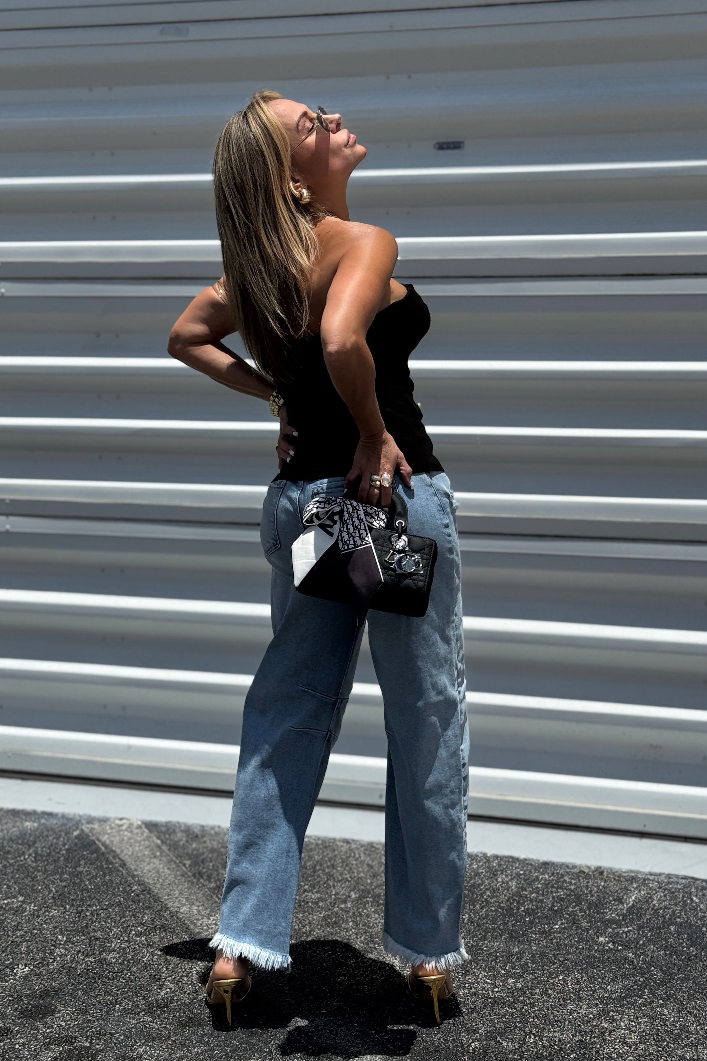 Front V-Shaped Tube Top