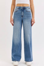 HIGH RISE WIDE LEG JEANS