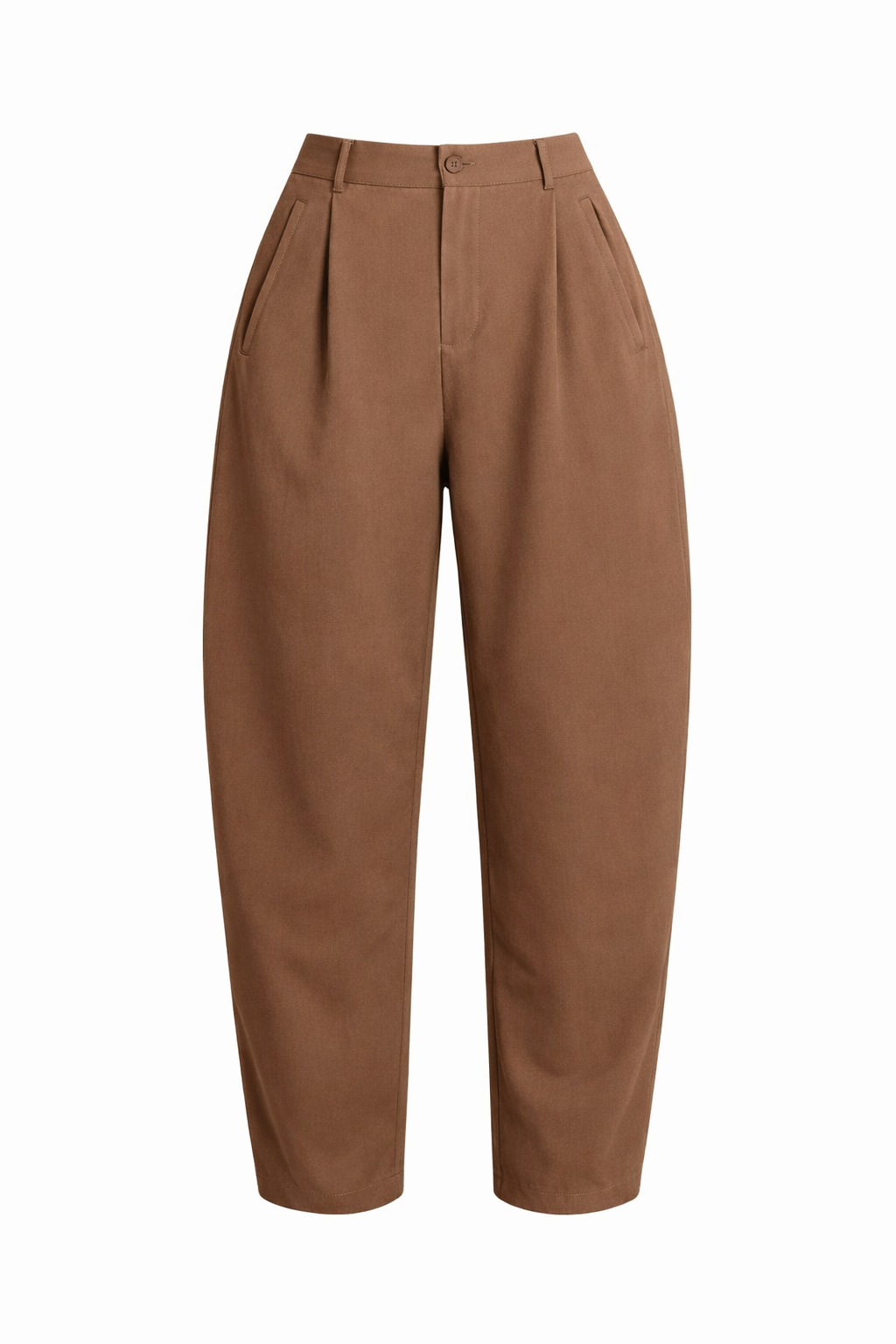 KHAKI BARREL PANT
