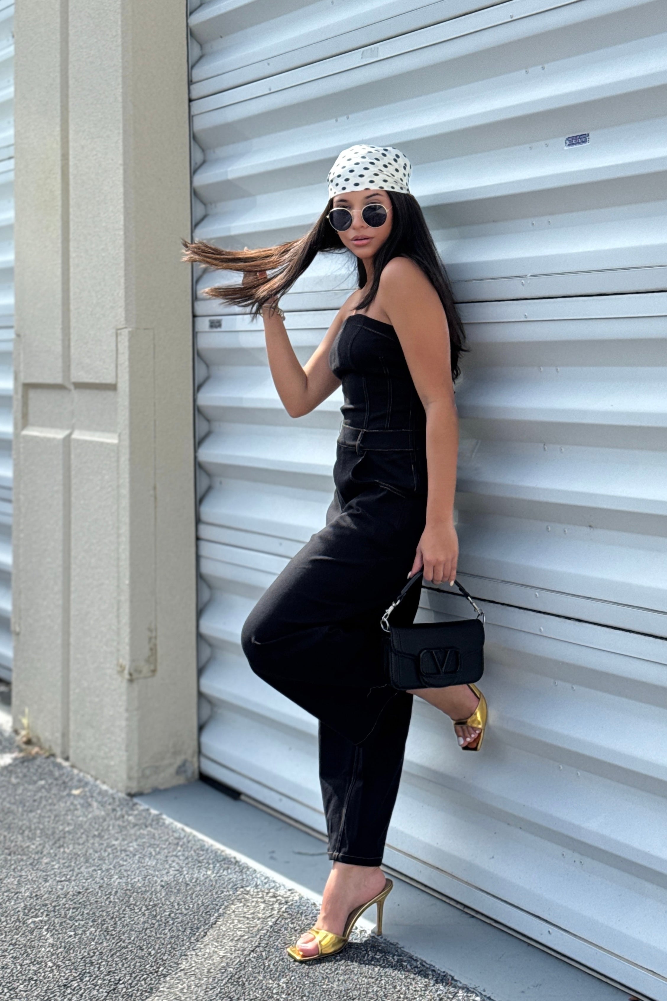 AGATHA STRAPLESS JUMPSUIT