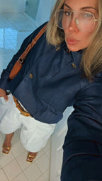 WHITE BASIC BERMUDA SHORT