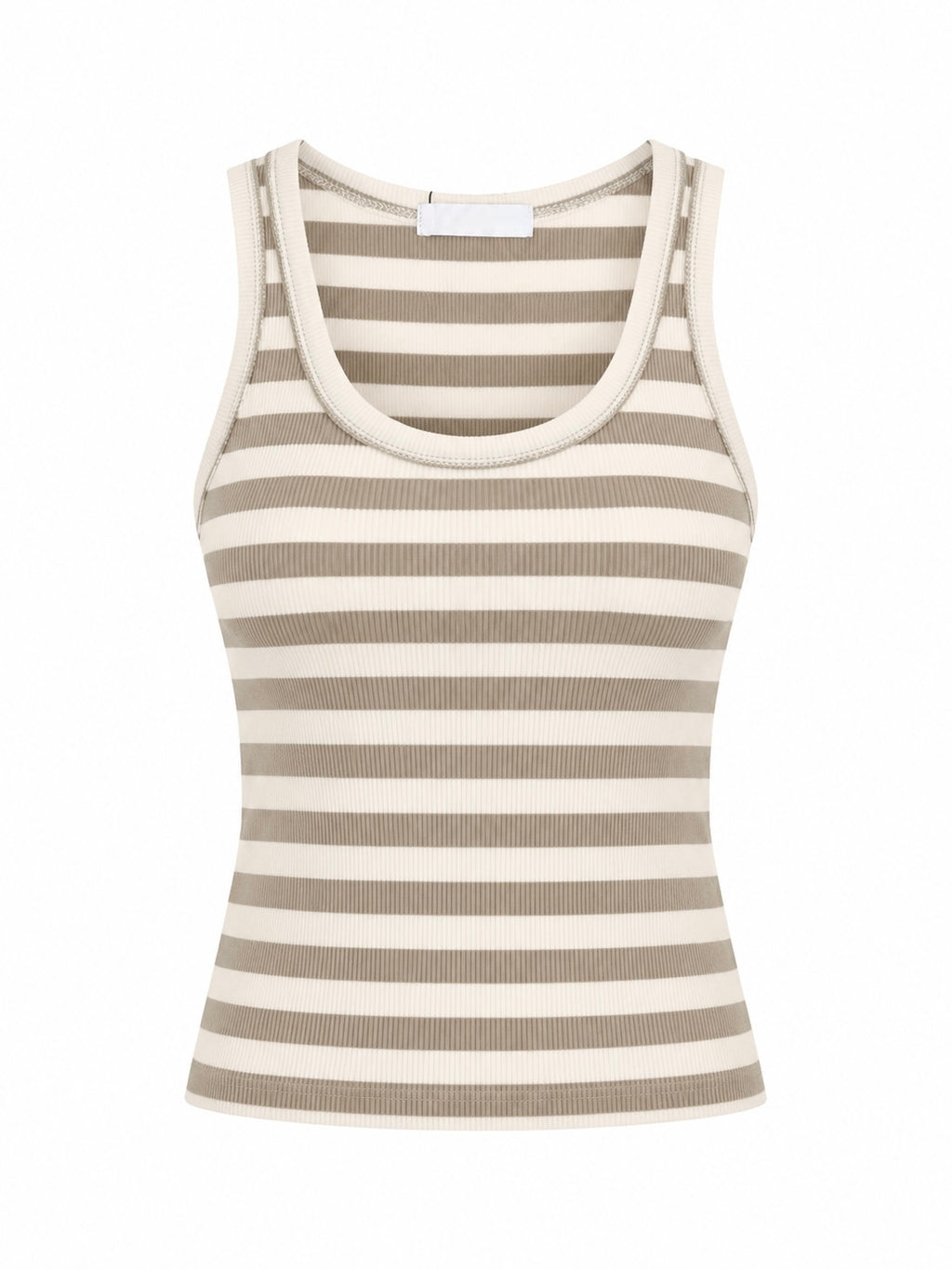 SWEET STRIPE RIBBED TOP