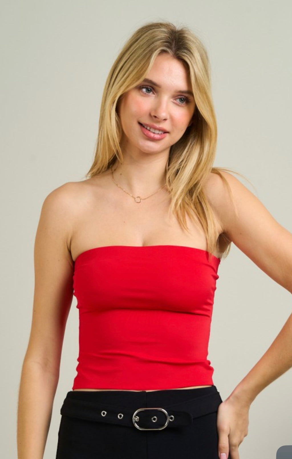 ESSENTIAL BANDEAU TUBE TOP