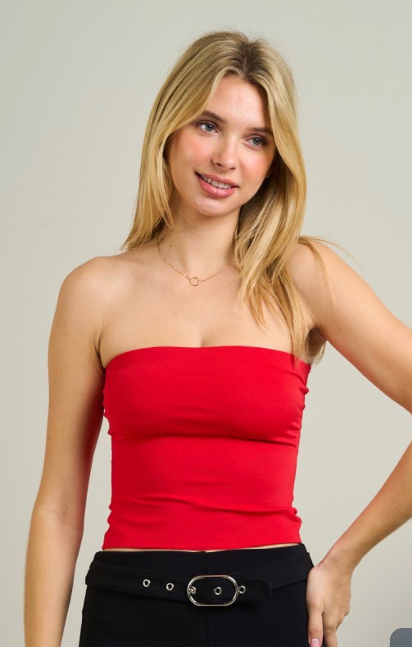 ESSENTIAL BANDEAU TUBE TOP