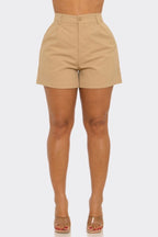 TAILORED HIGH WAIST SHORTS