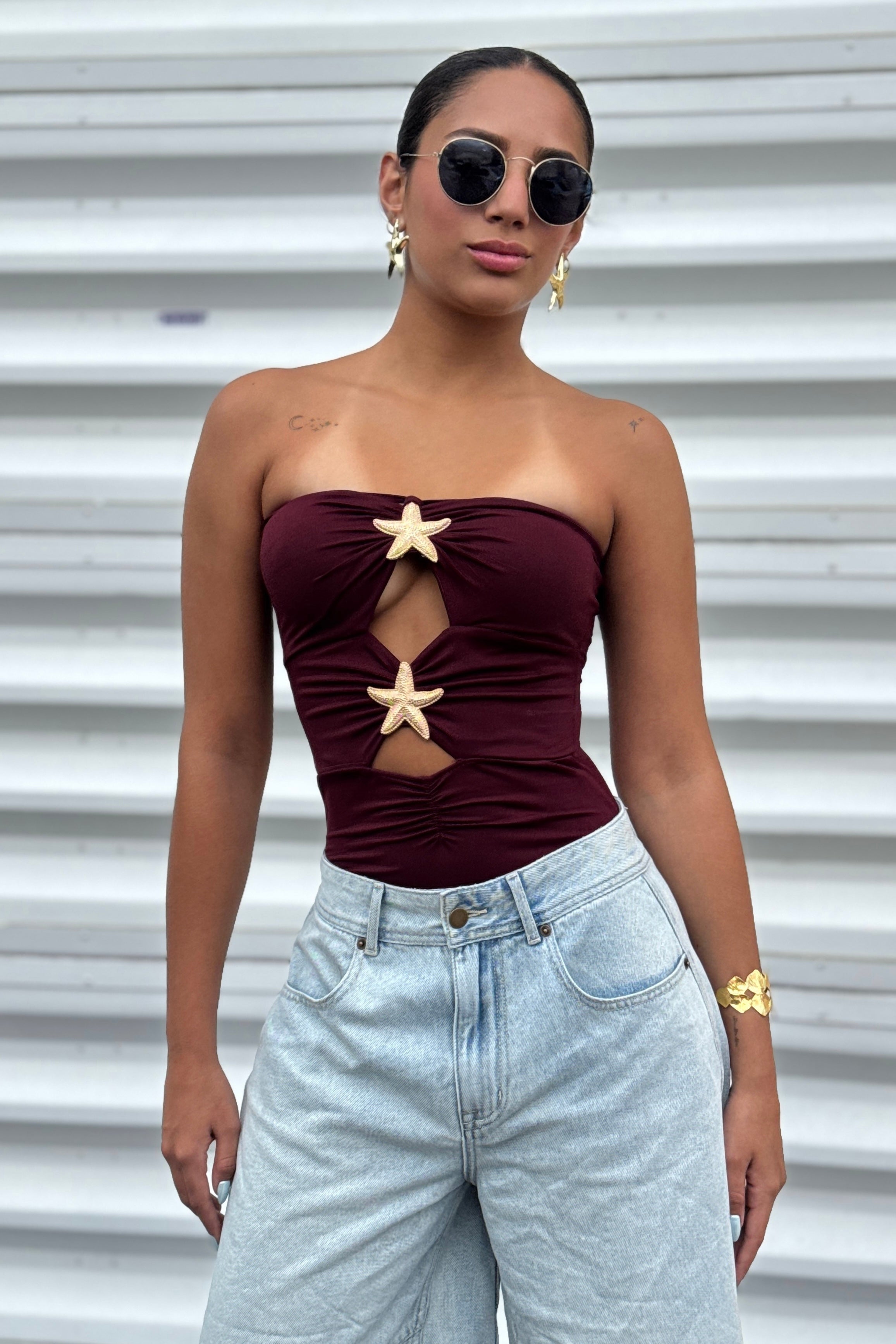 VIVIANA STARS BODYSUIT