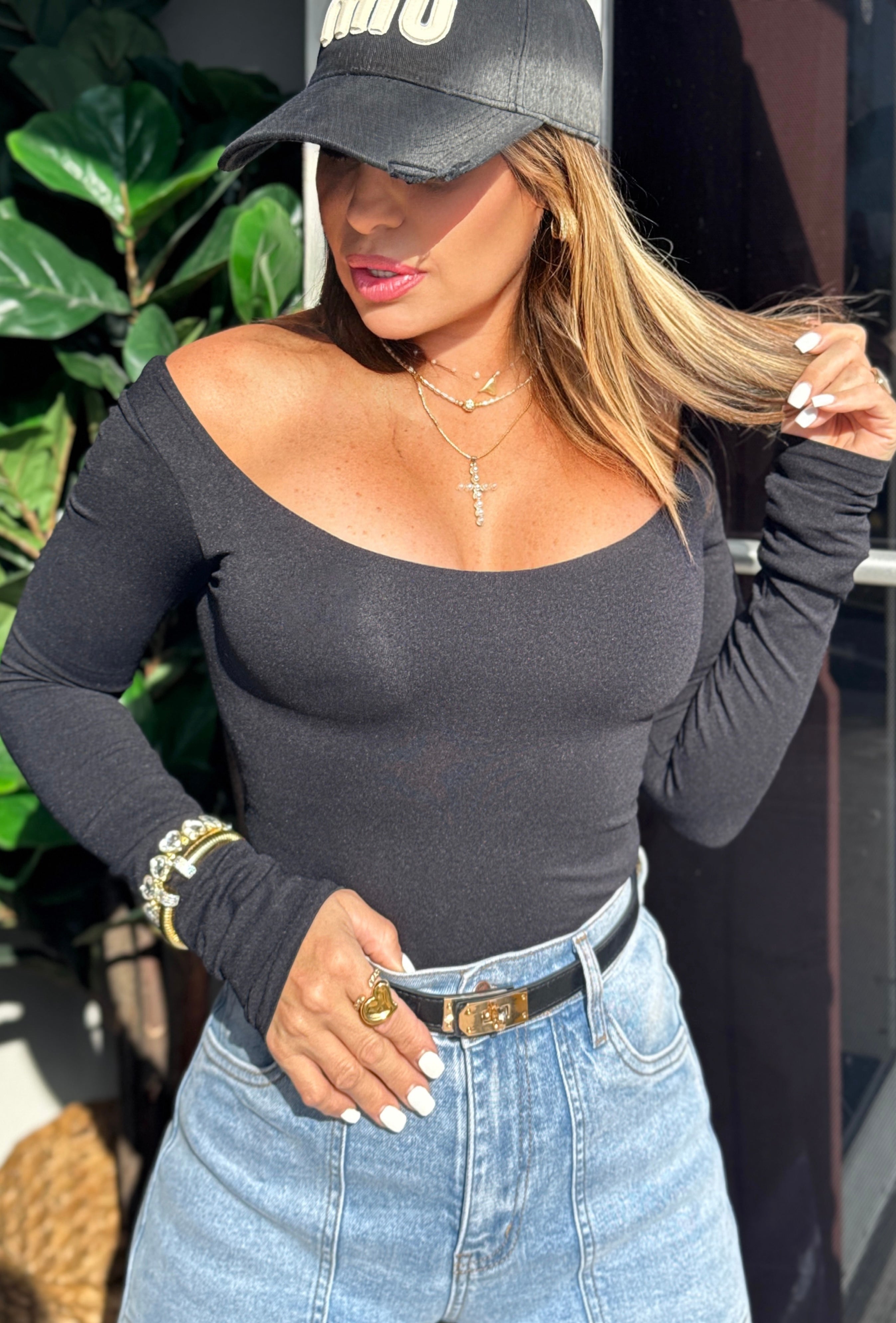BASIC LONG SLEEVE BLOUSE