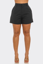 TAILORED HIGH WAIST SHORTS