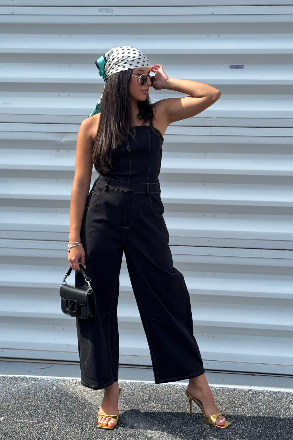 AGATHA STRAPLESS JUMPSUIT