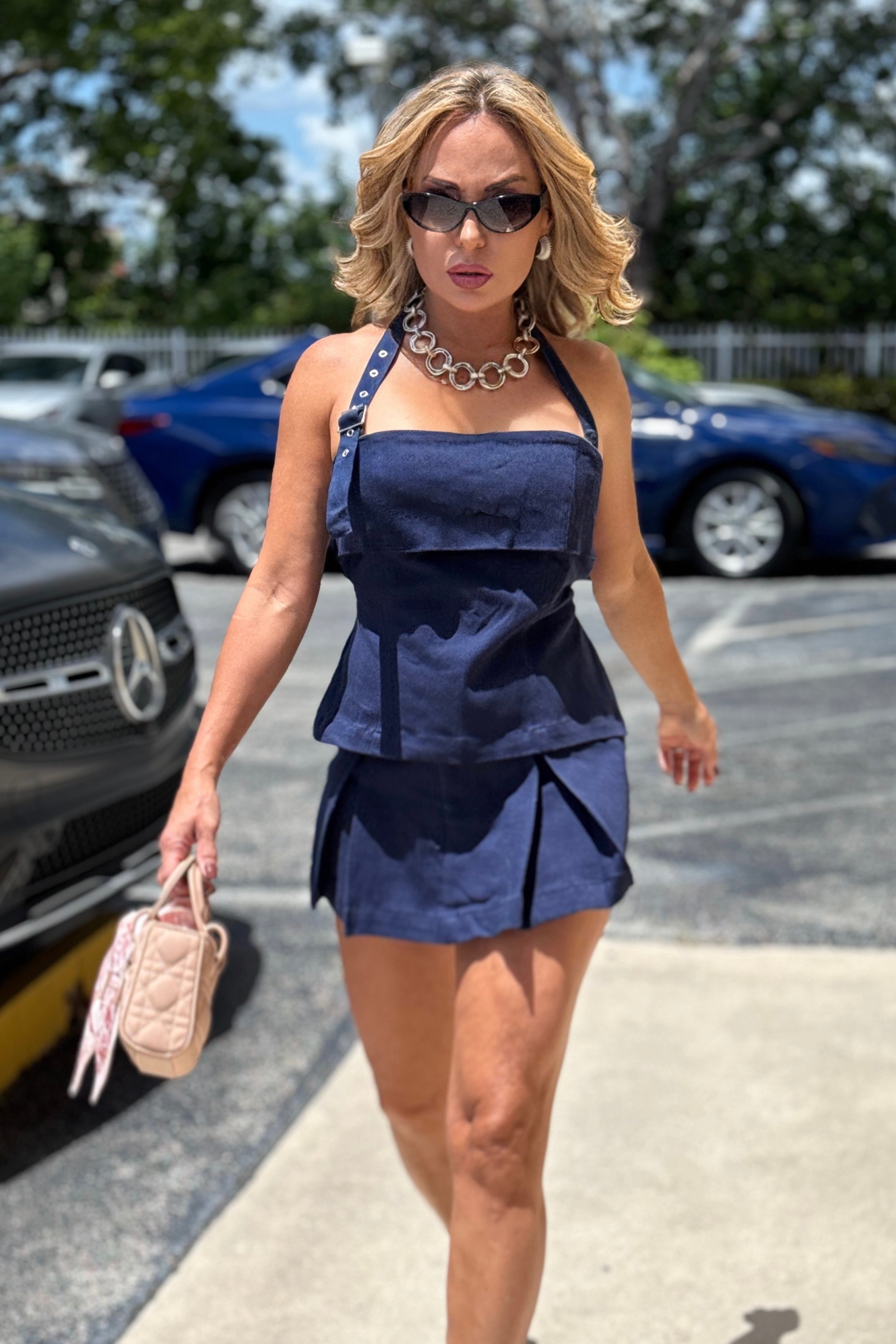 Gameday Two-piece Square Neck Tank Two pieces set