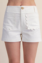 SCALLOP CHIC SHORTS