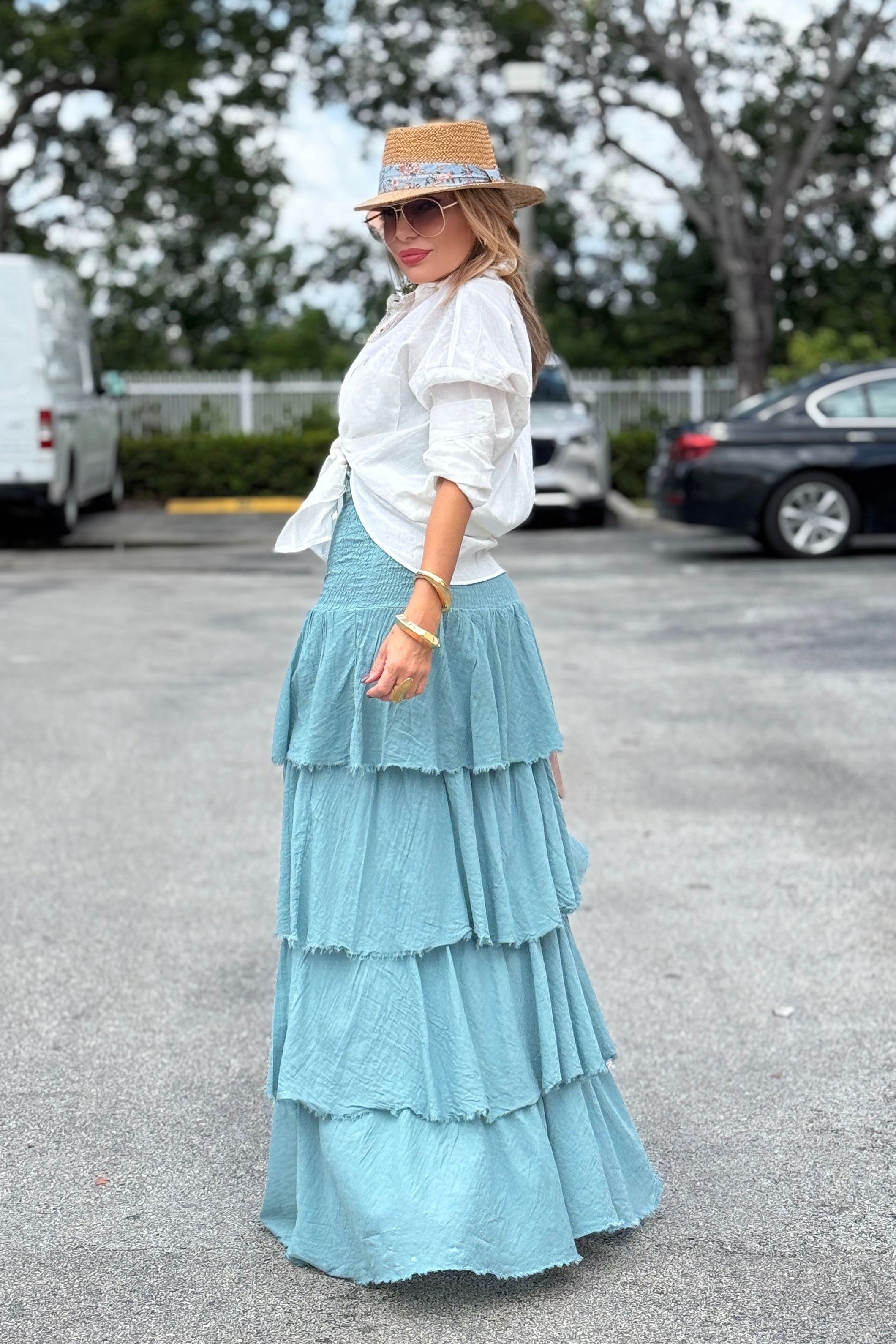 JOSEFA ITALY LINEN DRESS