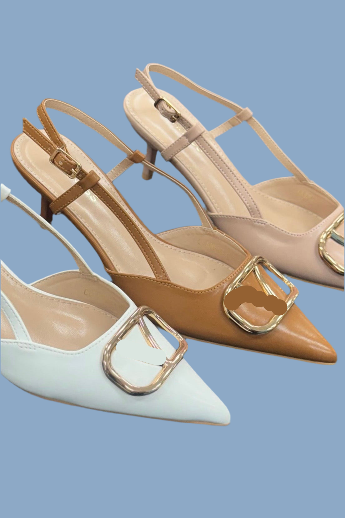 VALENTINA SOLID AND GOLD SHOES