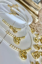 PEARL INITIAL NECKLACE