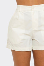 TAILORED HIGH WAIST SHORTS