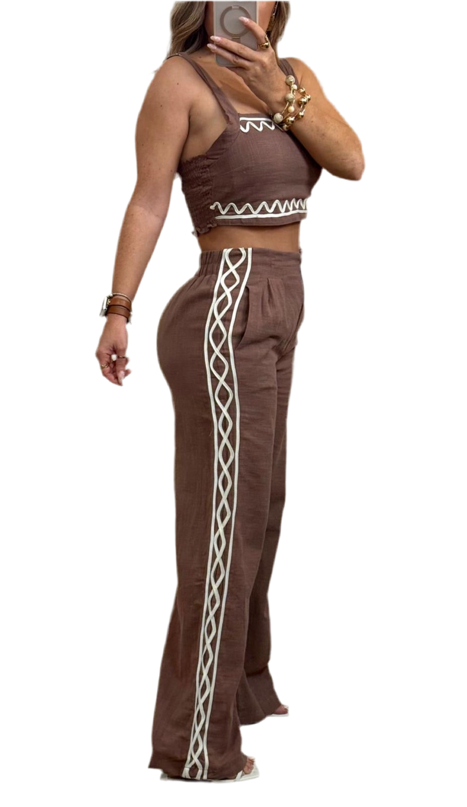 LINEN MOCCA SET