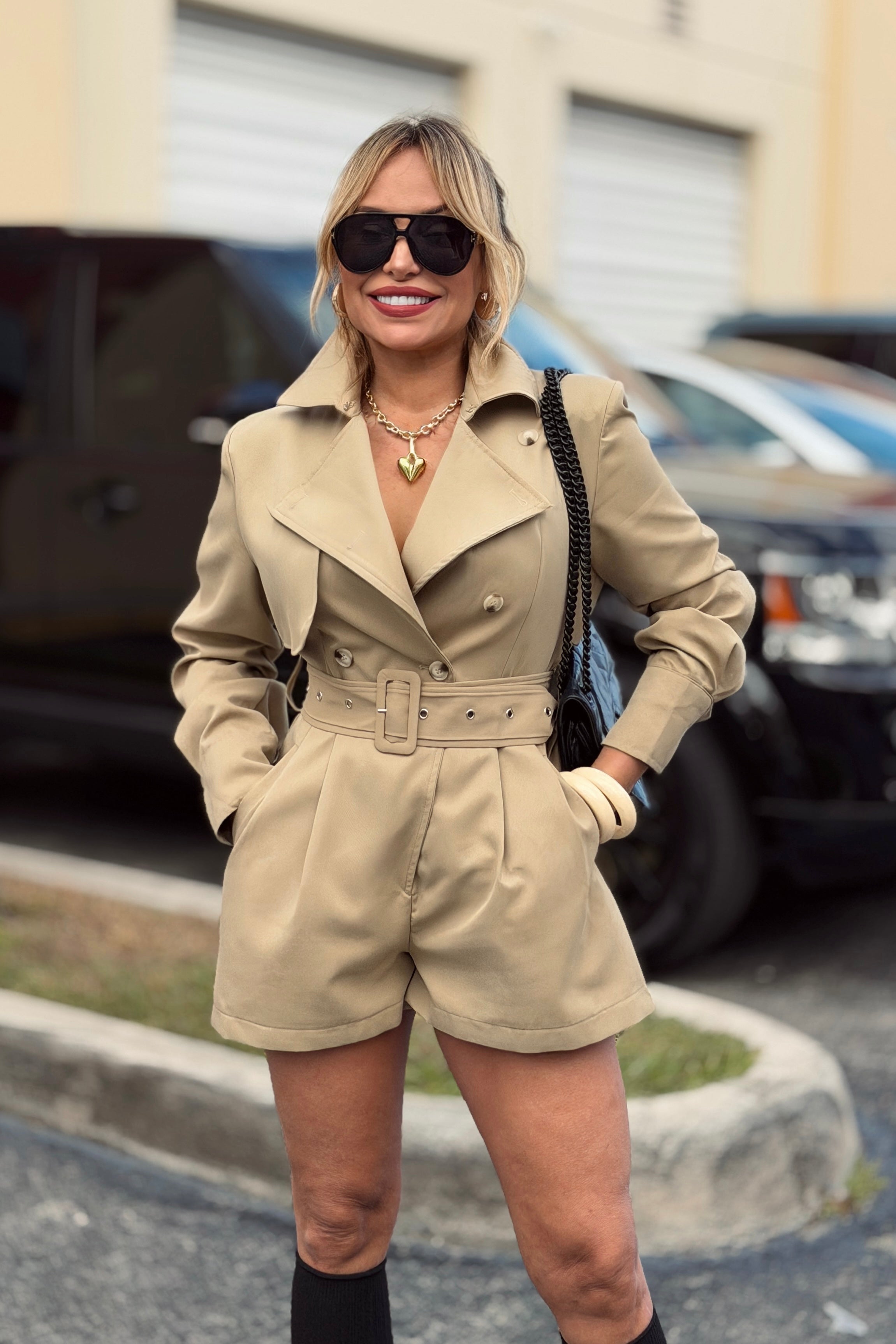 COAT STYLE ROMPER