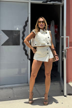PAMELA BUTTON SHORT