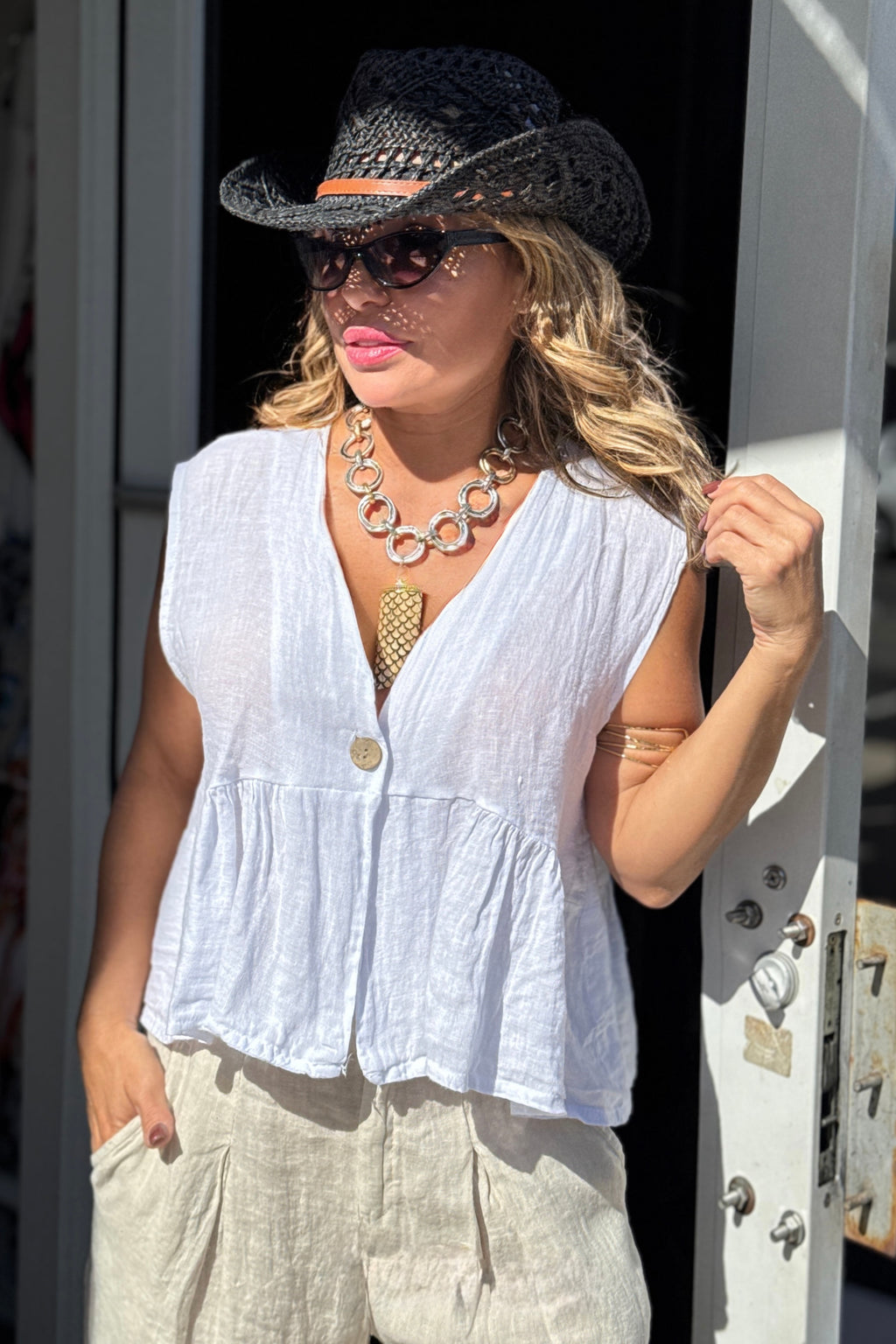 VERONICA LINEN PANT