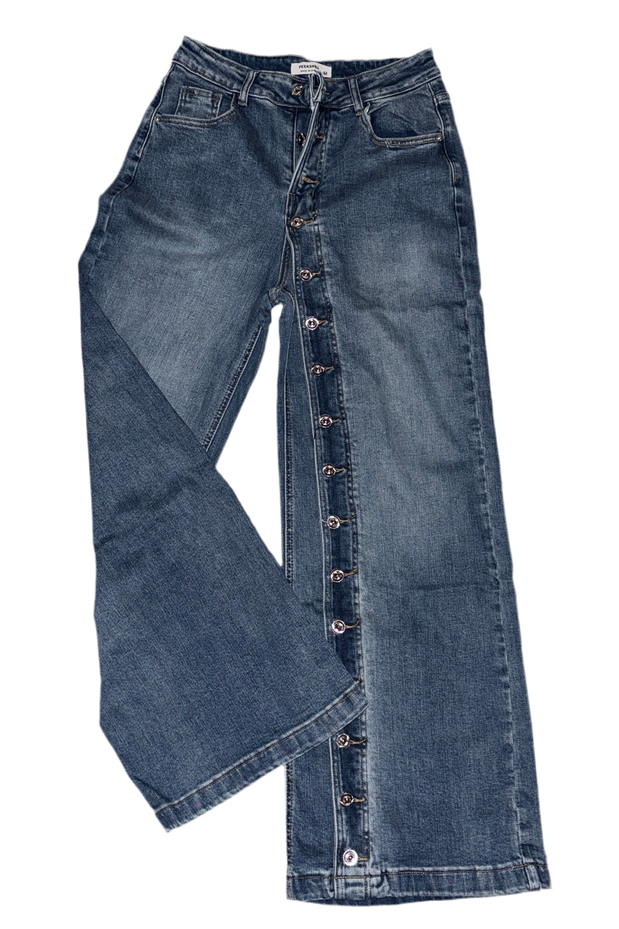 NINA BUTTONS JEAN
