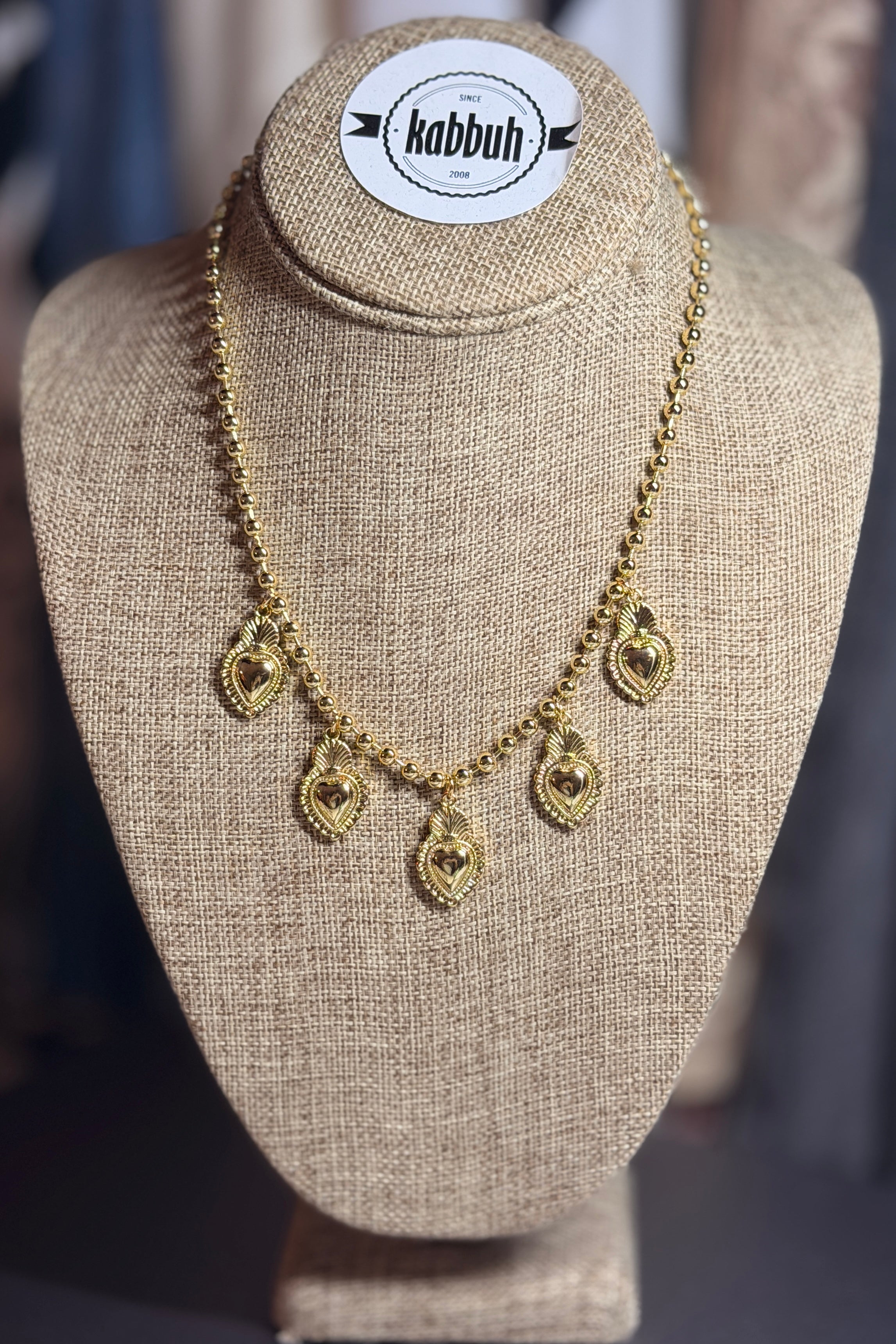 GRECIA HEARTS NECKLACE