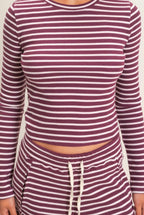 STRIPED COMFORT TWO PIECES SET