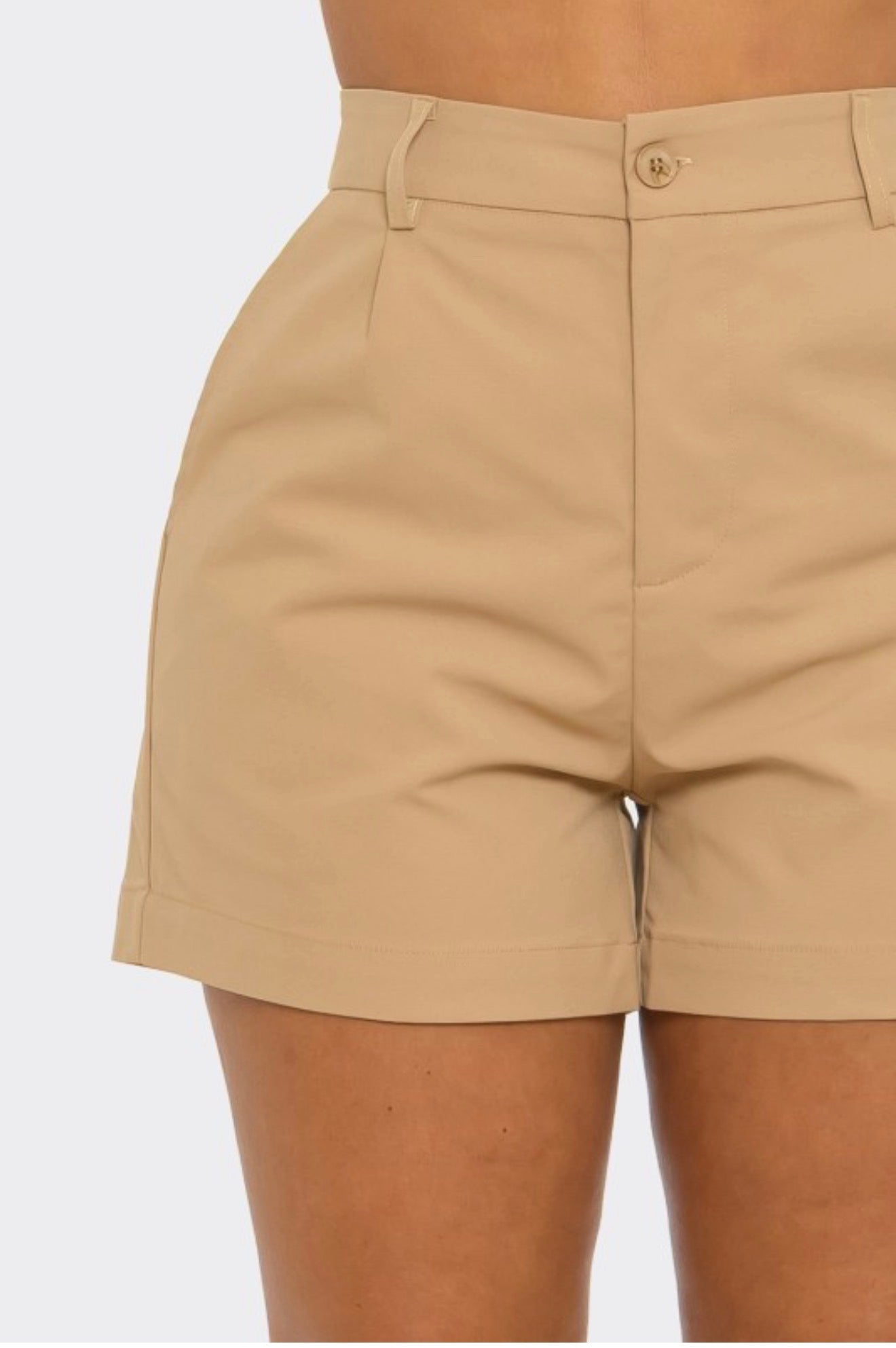 TAILORED HIGH WAIST SHORTS