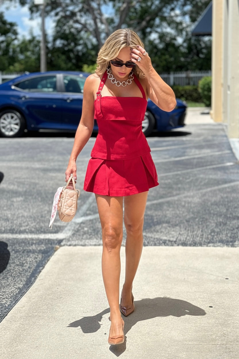 Gameday Two-piece Square Neck Tank Two pieces set