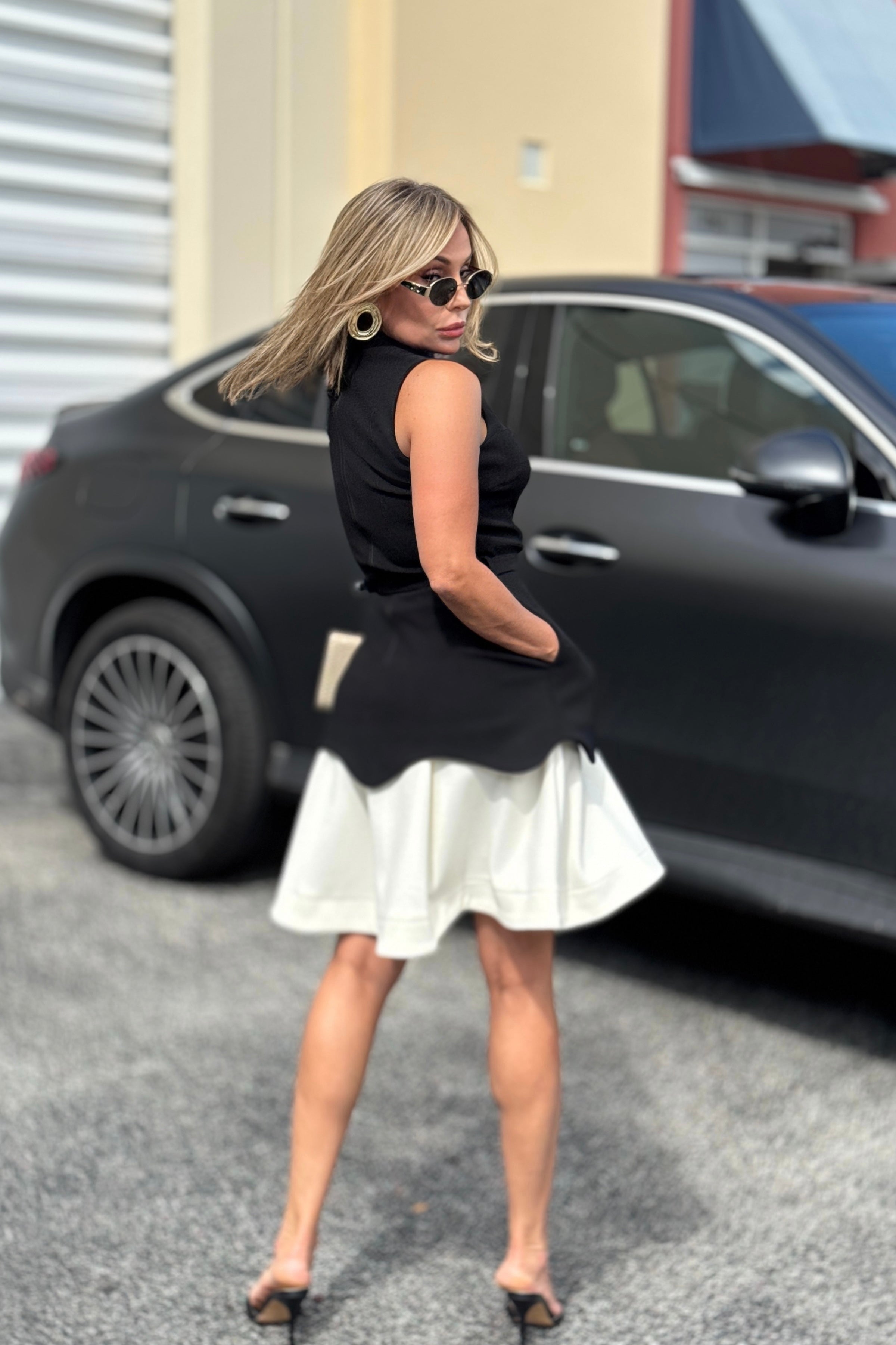 ANTONELLA BICOLOR DRESS