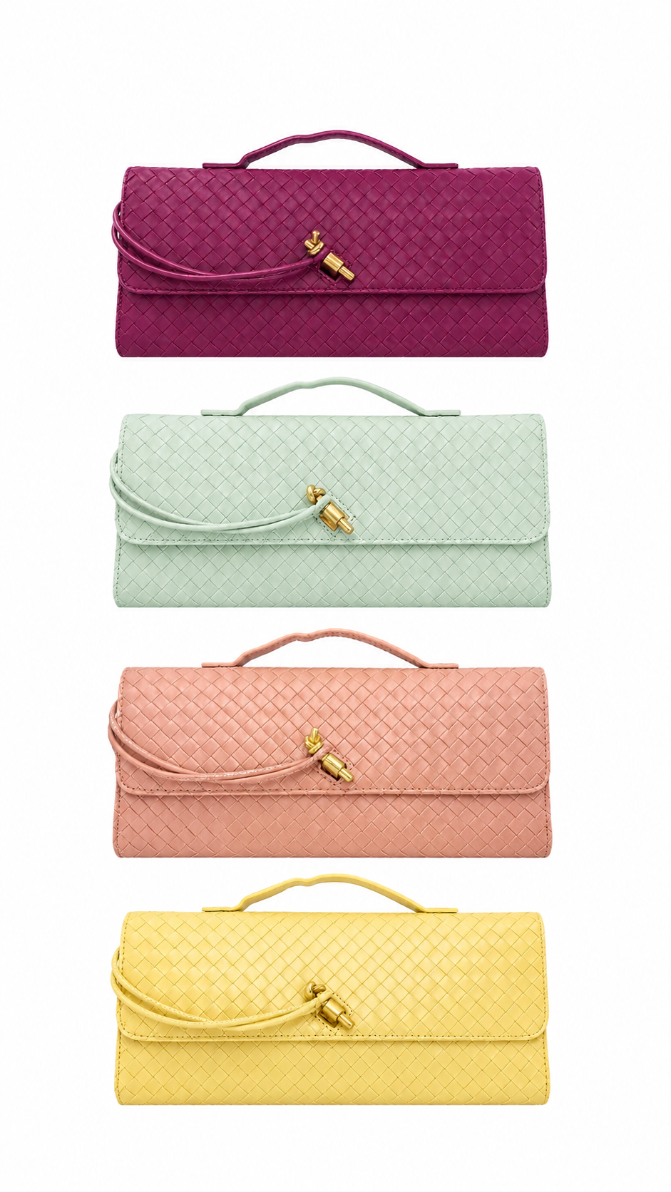 WOVEN CHIC CLUTCH BAG