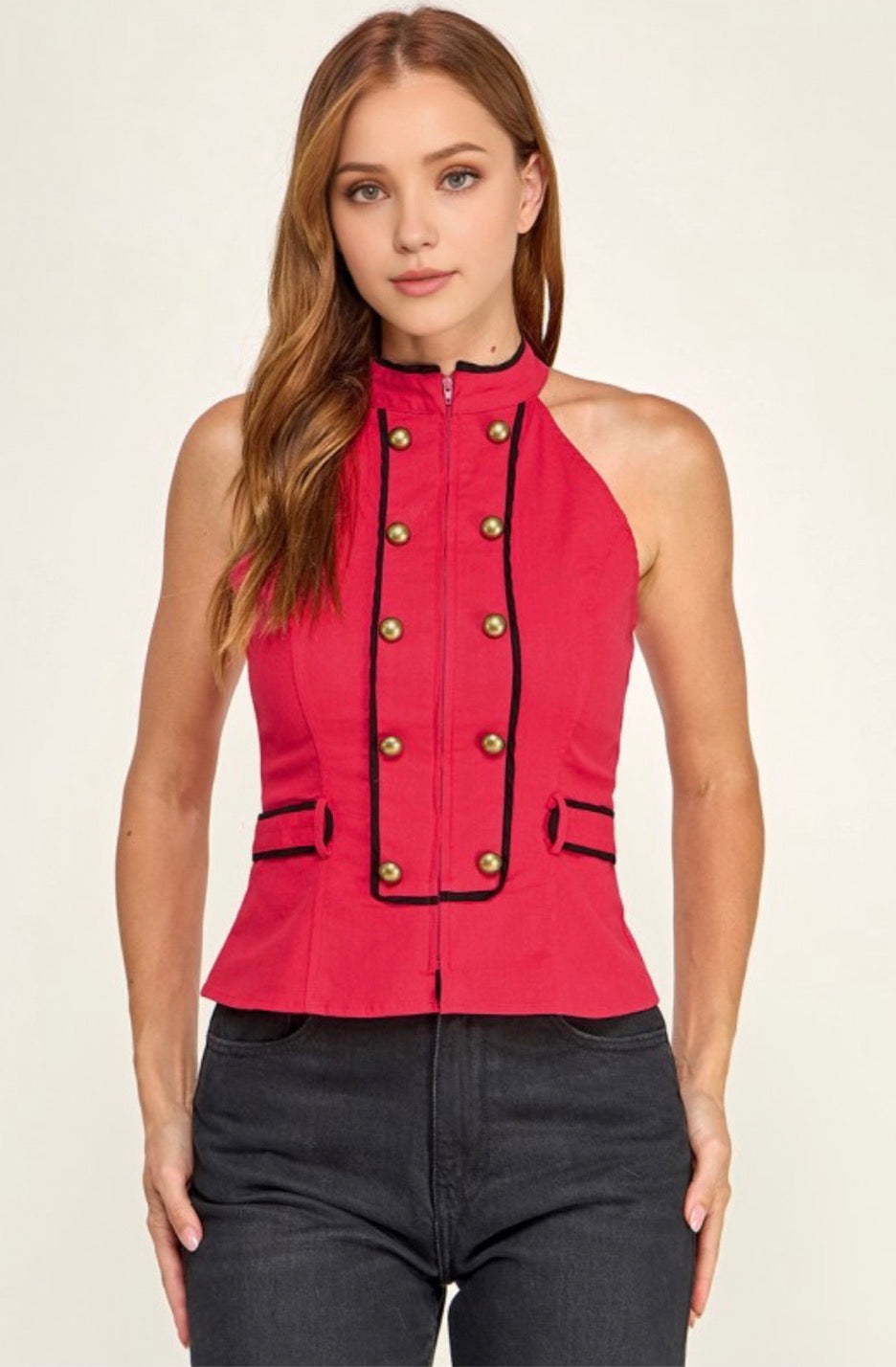 NAPOLEON HALTER TOP