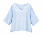 POLKA DOT LINEN TOP