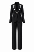 MONOCHROME TAILORED TWO PIECES SET