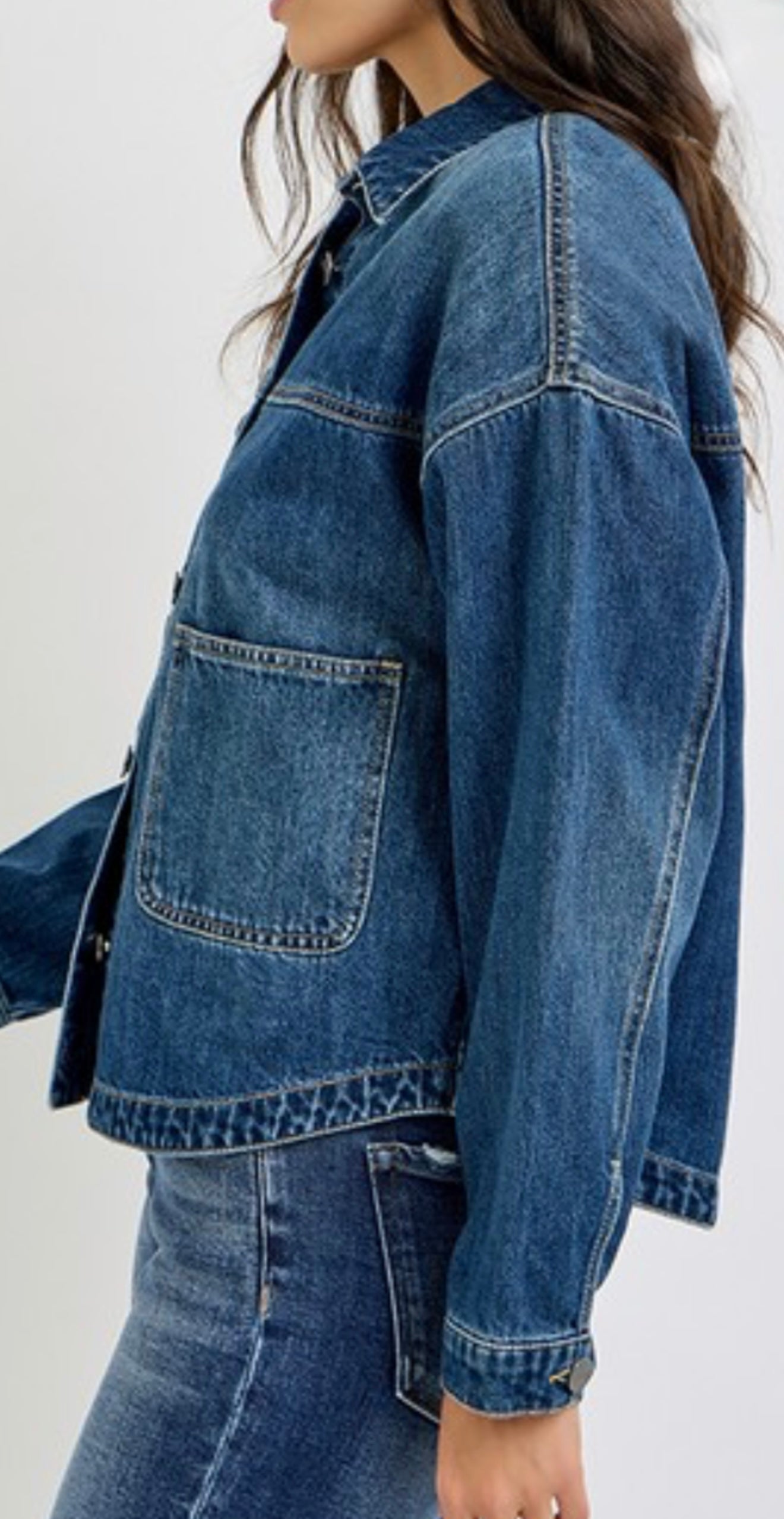 RISEN RELAXED DENIM JACKET