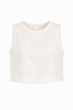 STRUCTURED CROP TOP