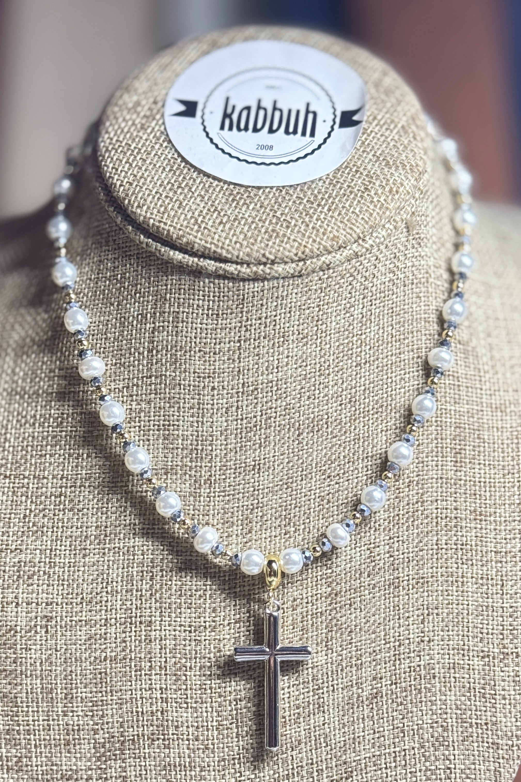 CRUZ PEARLS CUTE NECKLACE