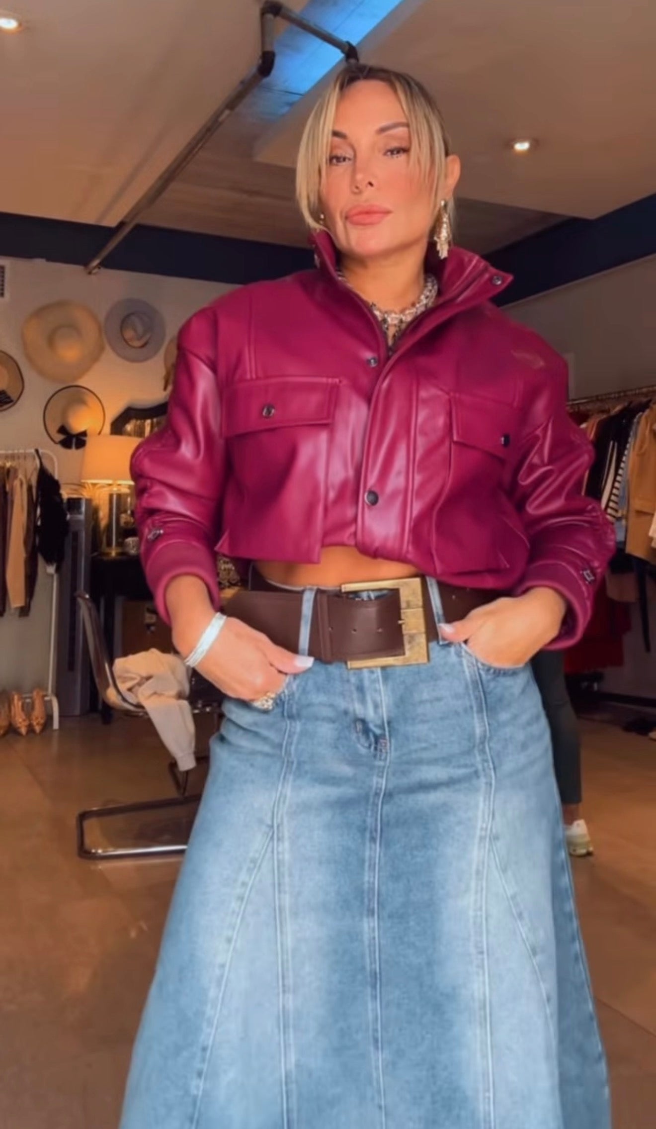 VERONICA LEATHER JACKET