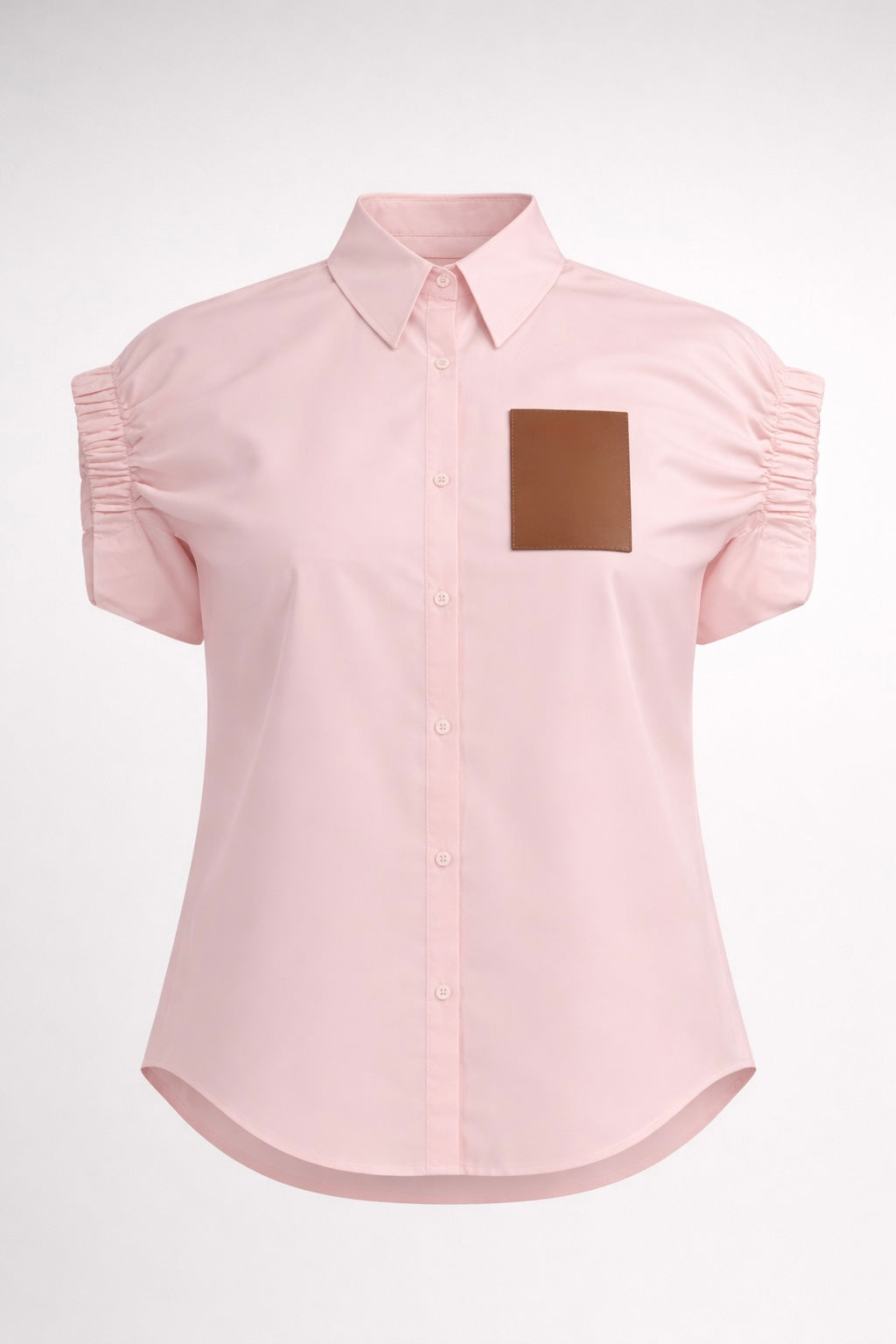 PUFF SLEEVE POPLIN SHIRT