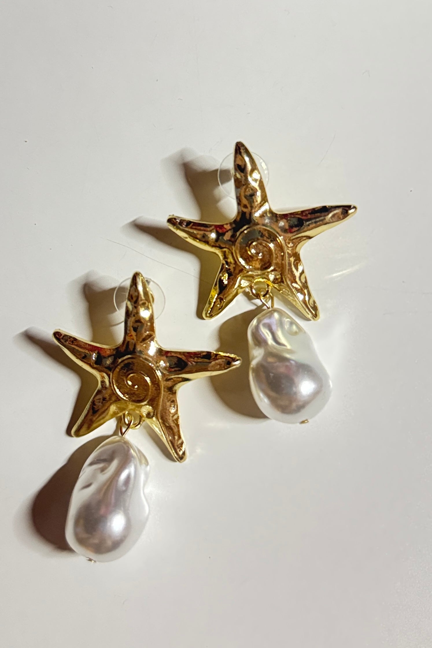 PEARL STAR EARRING