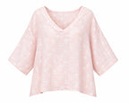 POLKA DOT LINEN TOP