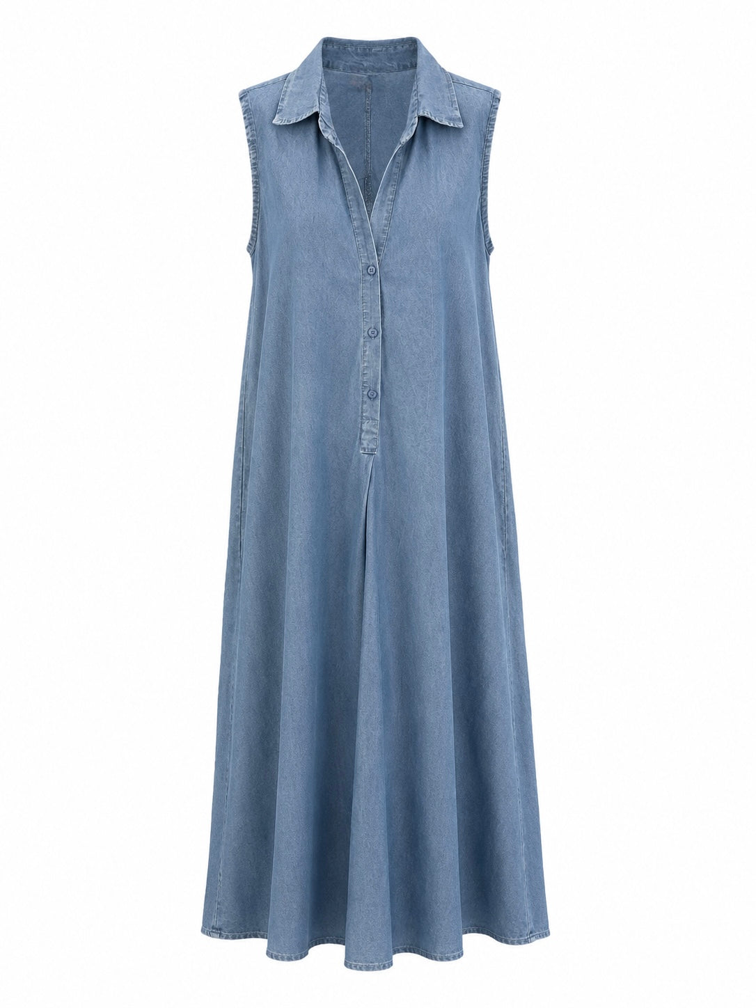 DENIM FLOW DRESS