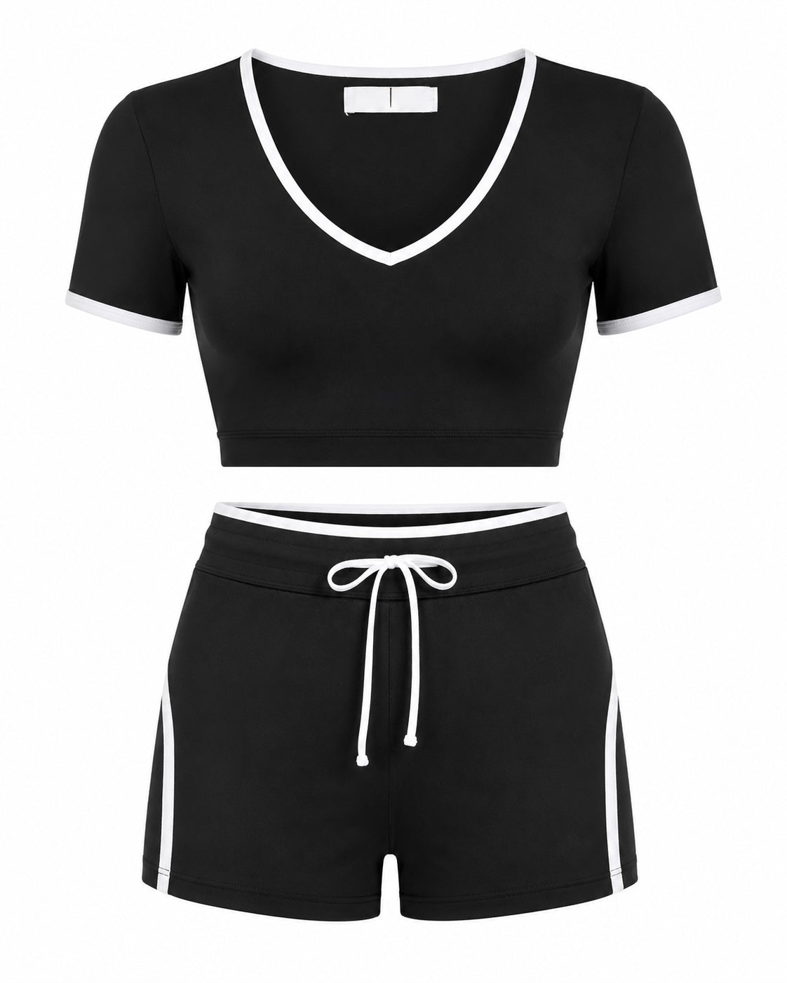 CONTRAST TRIM ACTIVE TWO PIECES SET