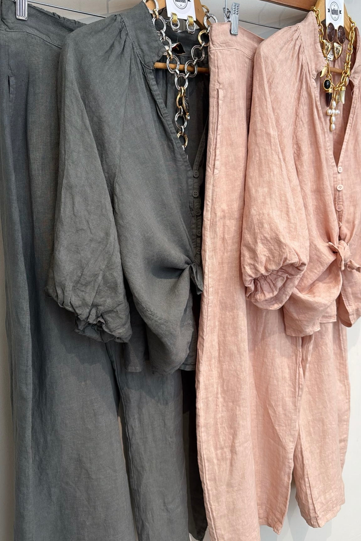 JULIANA LINEN SET TWO PIECES