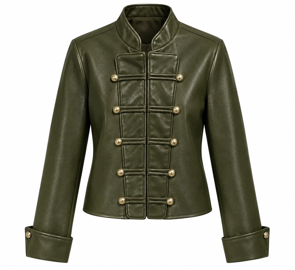 MILITARY LEATHER JACKET