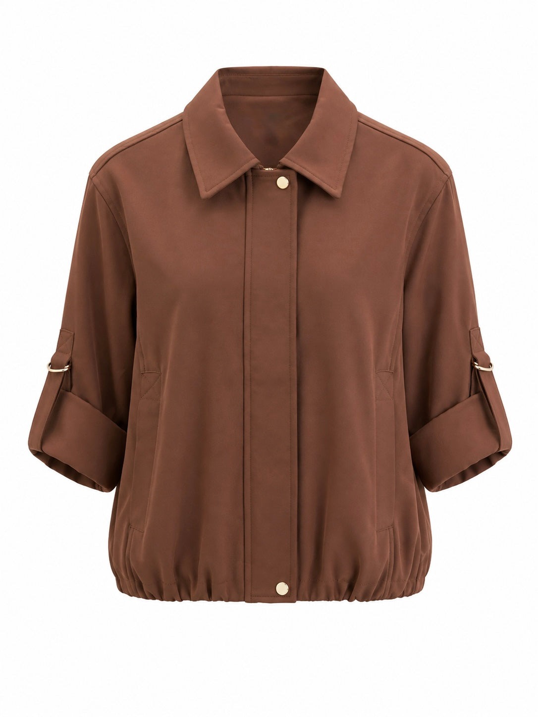 BROWN UTILITY JACKET