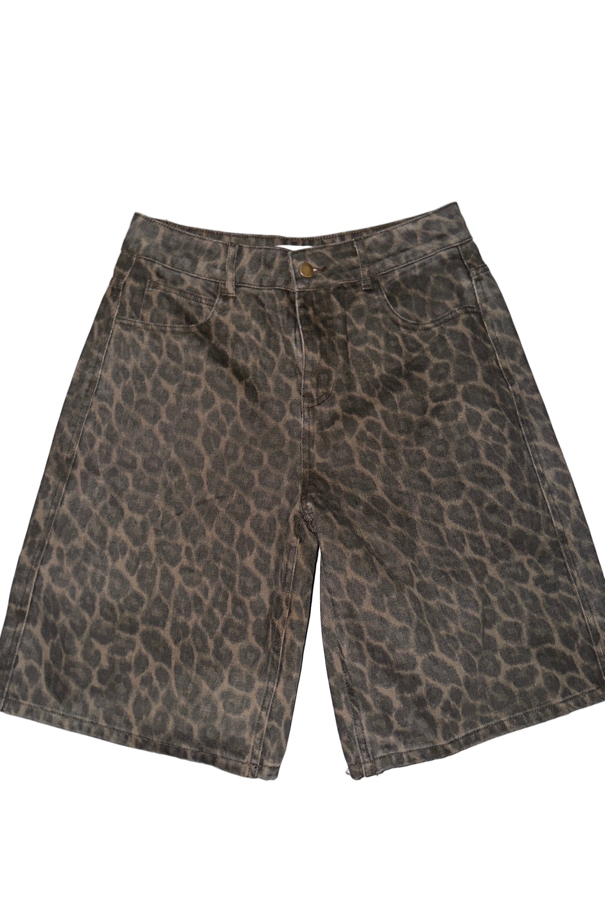 LEOPARD SHORT BERMUDA