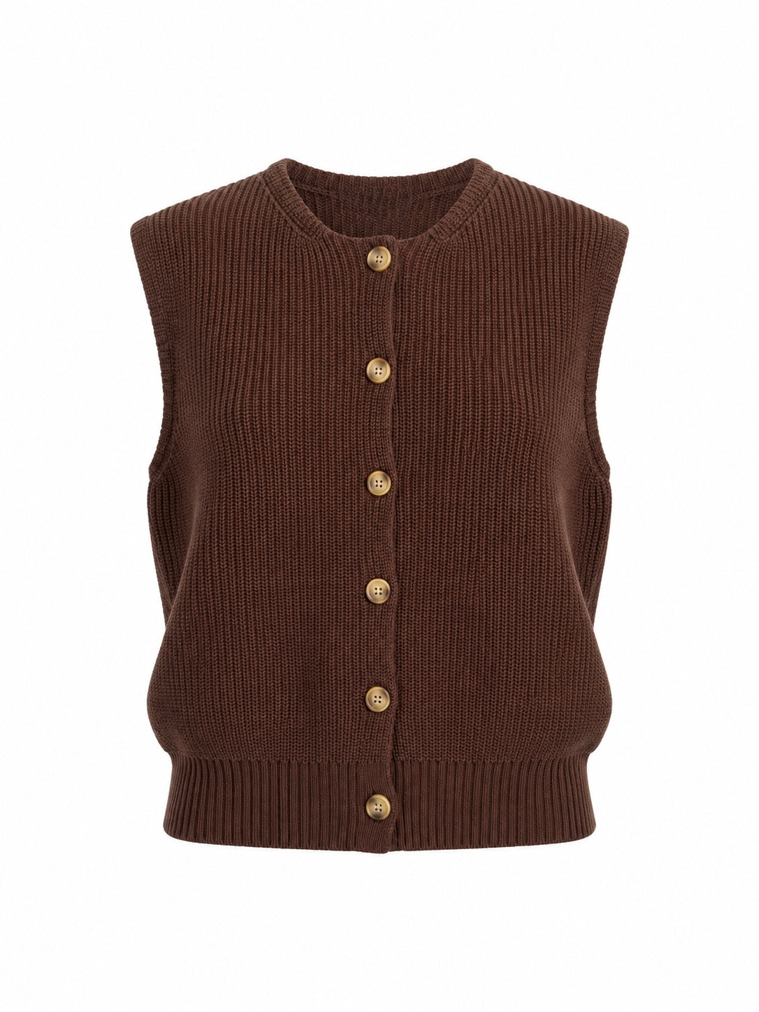BUTTON KNIT VEST