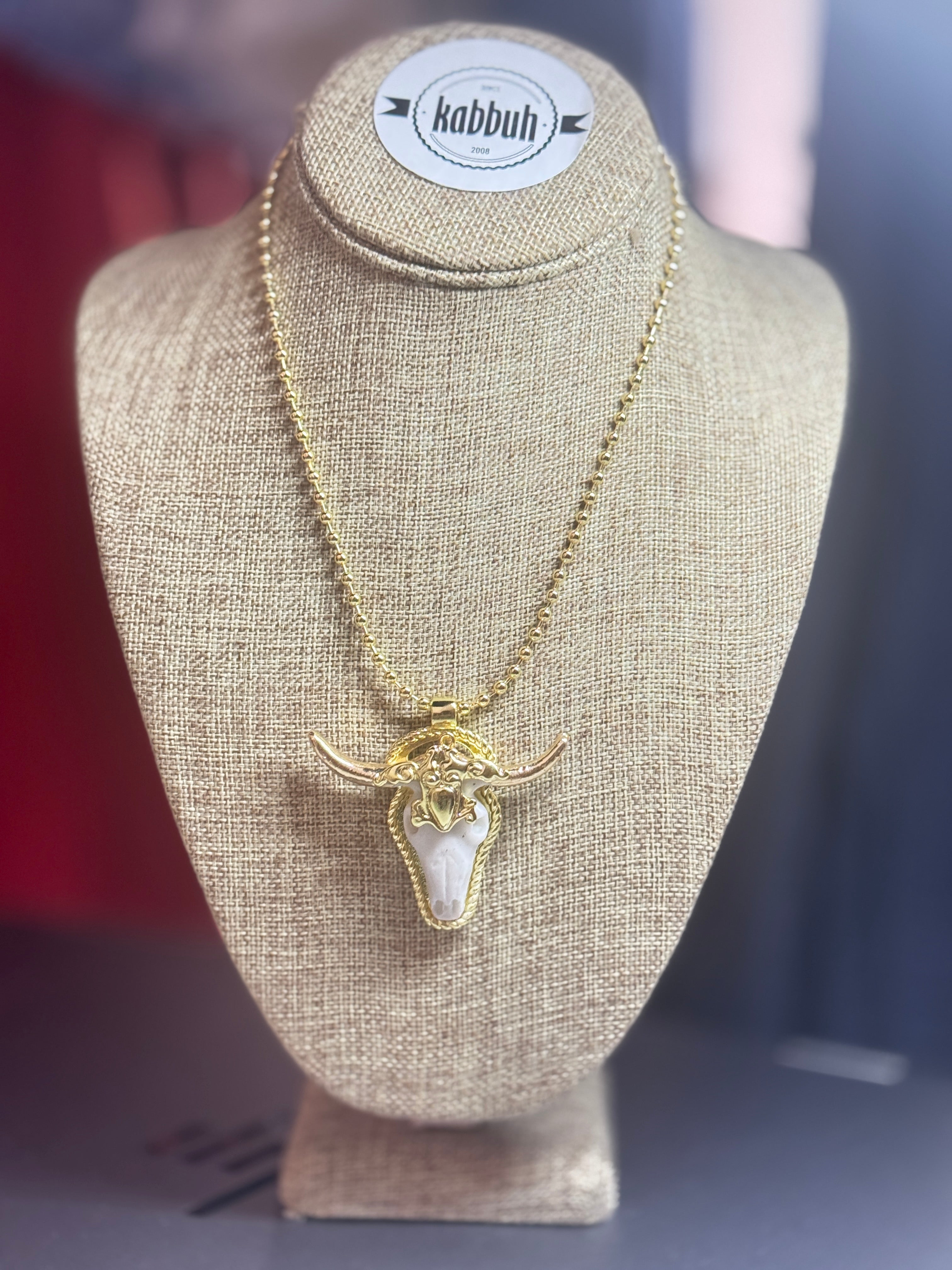 TORO CIRCLE GOLD NECKLACE