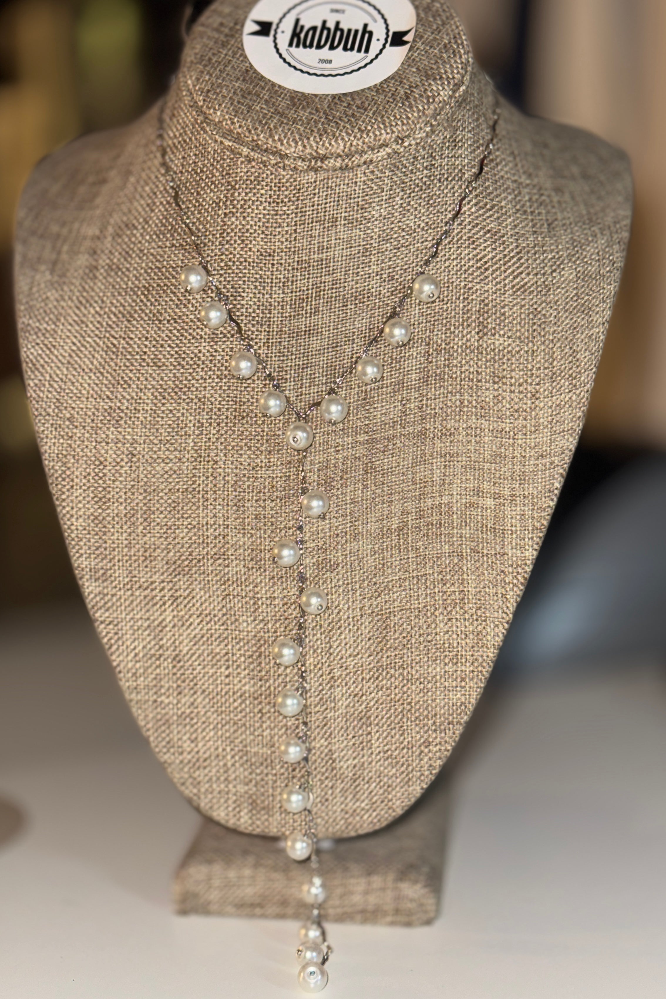 CARO PEARLS LONG NECKLACE